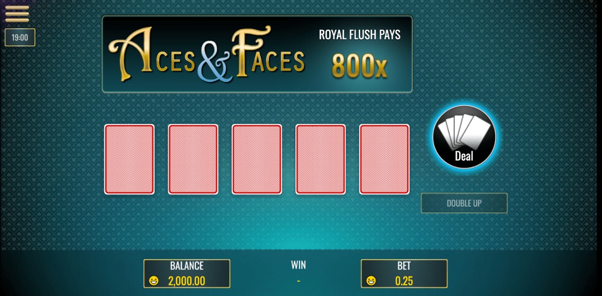 Aces and Faces video poker